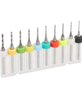 Mini Twist Drill Bits Set In Tungsten Steel For PCB Repair And Engraving, Precision Spiral Bits From 0.3mm To 1.2mm in case