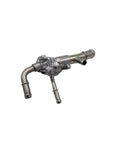 Precision Engine Coolant Thermostat For Chevy Malibu And Buick LaCrosse Plug And Play Swap with metal design and hoses.