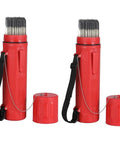 Get Your Welding Rod Storage Totally Organized With These 2 Pack Heavy Duty Airtight Abs Tubes for Welding Electrodes in Red.