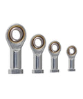 Rock Solid Fish Eye Rod End Joint Bearing Self Aligning Solid Forged Steel Bearing Ball Spherical Female Thread, various sizes.