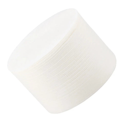 350 Count Eco Friendly Round Coffee Filter Papers For Coffee Makers With Original Taste Preservation stack of white filters