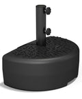 Beefy Heavy Duty Water Or Sand Fillable Patio Umbrella Base Stand With 73 Pound Weight Wall Mounted And Adjustable Fit