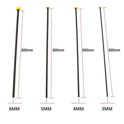 Cool Extra Long Hex Key Set For Home And Garage! These 4-Piece Metric Allen Wrench Tools Rock 360 Rotation Plus 35-Degree Angle Design. 300mm 3mm-6mm S2 steel T-handle hex keys