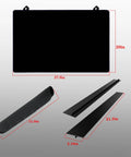 Foldable Electric Stove Top Protector With Grippy Anti Slip Rubber Surface, Black 27.9x20 inches shown with accessories
