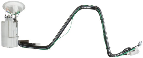 Heavy Duty Fuel Pump Module Assembly Built For Slick Engine Swaps And Dead Reliable Fuel Delivery Patented Turbine Tech Delivers Knockout Flow Rates No Hassle Install Premium Auto Parts Upgrade side view showing assembly components and connector.