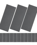 21 Piece Grit Wet Dry Sanding Sheets For Wood Furniture Refinishing And Car Polishing Jobs, featuring grey sheets, 1500 grit.