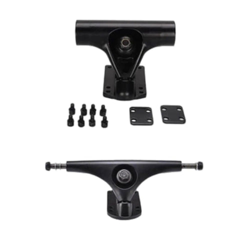 Powerful Drive Electric Skateboard Truck Built From Lightweight Aluminum Magnesium Alloys With Black Finish For Stability and Cruising
