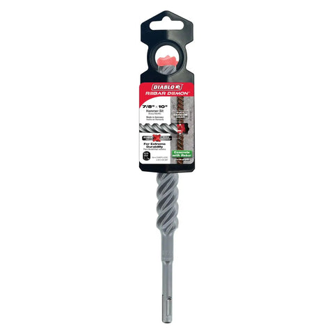 Beast Mode Rebar Demon SDS-Plus 4-Cutter Full Carbide Head Hammer Drill Bit packaging
