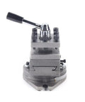 AT300 Quick Change Tool Post Assembly Universal Fit For Mini Lathes, front view showing heavy-duty metal construction.