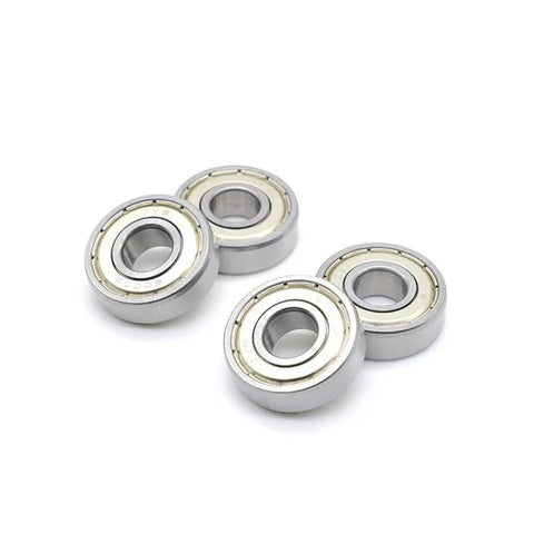 Heavy Duty ABEC Seven Deep Groove Ball Bearings, High Speed Precision Steel Rollers, Smooth As Ice Low Noise Operation For The Daily Grind, Five Pack Industrial Components Sized At Four By Thirteen By Five Mm With Double Metal Shields