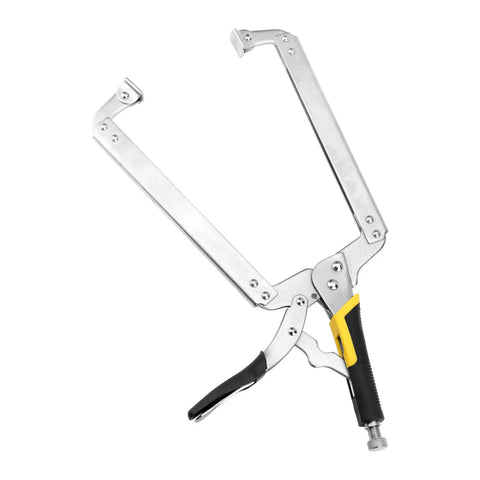 Beefy 3 Piece 18 Inch C Clamp Set with Metal Face Clamps Adjustable Opening Welding Locking C Type Wood Clamps for Woodworking Projects