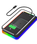 Custom Fit Wireless Car Charger For Chevrolet Volt Bolt Ev Euv Blazer Ev Dash Hella Tight Center Console Mount with RGB lighting.