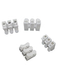 60 Pcs 3P CH3 Quick Connector Spring Wire Terminal Block For LED Light Bar Connection Spring Cable Clamp 3 Way Splice 10A 0.4mm To 2mm Wire Range Easy Plug In DIY Lighting Setup For Reliable Power