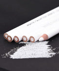 Two White Sketch Charcoal Pencils Set High Quality Wooden Charcoal Pencils For Artists on dark paper with white shading