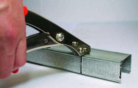 Hand Nibbler For Flat Sheet Metal NR1 Cuts 0.6 To 2 Mm used on metal stud track