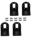 4-pack 37 motor mounting bracket L-shape set with screws