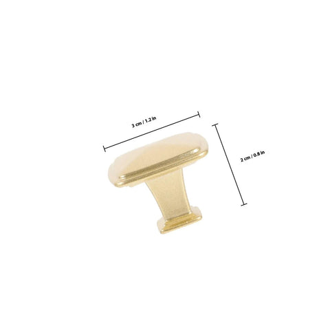 Gold aluminum cabinet pull handle from 10 Pieces Metallic Cabinet Pull Handles Square Door Pulls with dimensions.