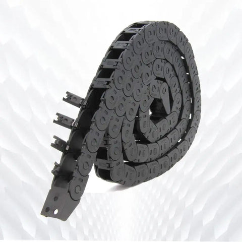 1 Meter Open Type Drag Chain Cable Carrier With 10x11mm Internal Size For 3D Printers And CNC Machines Includes End Connectors