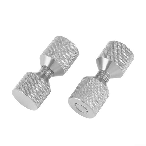 1-1/8 Inch 2-Hole Flange Alignment Pin Set Built From 6061 Aluminum Dowel With Built-In Level For ASME 150lb Pipe Fitting Black Oxide Finish