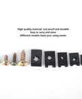 170 Piece U Clip And Screw Set For DIY Projects And Home Improvement Versatile Fasteners Kit With Durable Carbon Steel Screws Great For Repairs Cabinets Woodworking And General Hardware Needs, black U-clips and screws