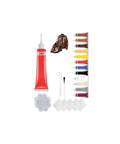 Leather And Vinyl Repair Gel Kit For Cars Couches Jackets And Furniture Quick Fix For Scratches Tears And Discoloration Red Color Match