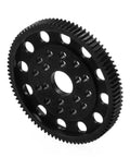 Steel Spur Gear 48P 87T For 1/10 RC Crawler Beefed-Up Alloy Center Gearbox Replacement Fits Axial SCX10 Low Noise Precision Teeth Hard Steel
