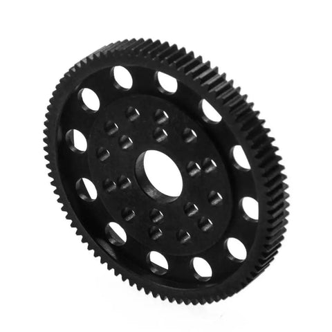 Steel Spur Gear 48P 87T For 1/10 RC Crawler Beefed-Up Alloy Center Gearbox Replacement Fits Axial SCX10 Low Noise Precision Teeth Hard Steel