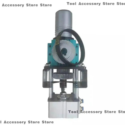 BT30 Automatic Tool Changer Collet System Built For CNC Mills With A Tough Quick Swap Design showing a detailed view of the drive motor and gears.