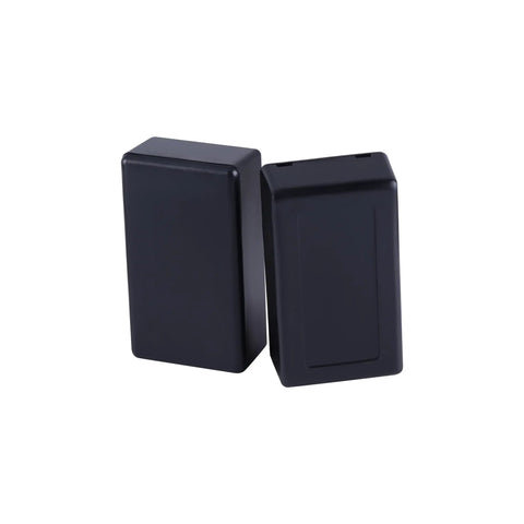 Six Pack Abs Plastic Junction Boxes For Diy Electronics Projects Rock Solid Flame Retardant Enclosure Casing 2.8 X 1.7 X 0.9 Inch Black Shells