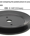 Beefed Up Deck Rebuild Kit For 46 Inch Craftsman Poulan Lawn Tractors With Spindle Assembly Replaces OEM 143651 pulley shown