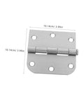 Heavy Duty Stainless Steel Door Hinges For Wood Interior Doors Featuring Built Tough Design And Zero Hassle Mounting, 10.14cm
