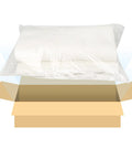 Nelyrho ceramic fiber insulation blanket, white, 24x16x1 in, sealed in plastic inside an open box