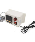 Heavy Duty Industrial Measuring Wheel With Digital Length Counter Rolling Tally Meter For Wire Cable And Tube showing control panel and cables.