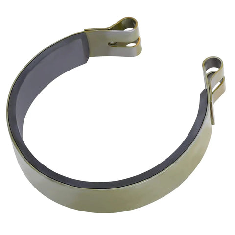 4 Inch Brake Band With Pin Kit for Vintage Mini Bikes Go Karts and ATVs visible in steel bonded lining for 4 inch drums