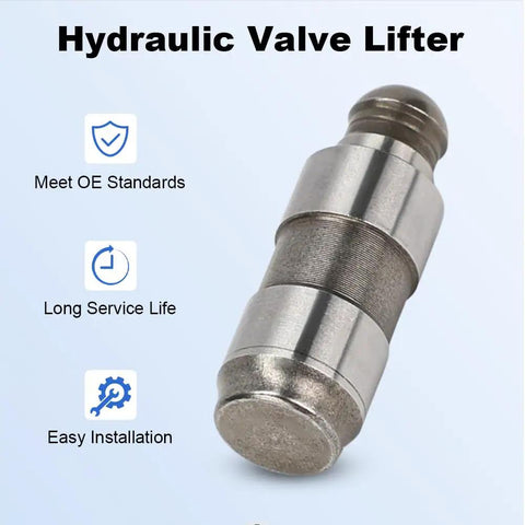 16 Piece Hydraulic Valve Lifter Set For 1.4L L4 Engines Compatible With Buick Encore Cadillac ELR Chevrolet Cruze Limited Sonic Trax Volt Replacement Parts LIF343 LFK16343 9128603 Premium Quality For Your Ride