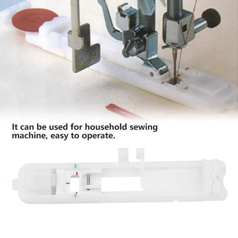 One Step Button Hole Press Foot For Home Sewing Machines Lightweight Durable Plastic Keyhole Attachment detailed view