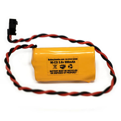 5 Pack 3.6V NiCad Battery Replacement For Emergency Exit Lights 900mAh Direct Fit Go To Backup Power For Exit Signs
