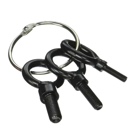 Heavy Duty Offset Hinge Pull Plate Backing Handle Set For Car Body Work And Hood Or Trunk Hinge Fixes Features Multiple Metric Mounting Holes For Spot On Alignment And A Rock Solid Grip On Wrecked Frames
