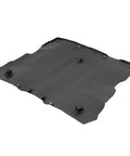 Heavy Duty Front Underbody Splash Guard Shield Fits 2017 Through 2026 Tesla Model 3 And Model Y viewed from above, made of high density plastic.