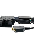 Motorized Rotation Stage With Indexing Disc And Lens Rotary Table, 360 Degree Turntable, Pro Grade Optics Mount, Durable 2A12 Aluminum
