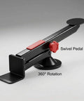 Heavy Duty Swivel Door Lifter And Board Hoist Tool Featuring Smooth Operator 360 Rotation And Rock Solid Base with swivel pedal design.