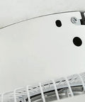 Close-up of Slim Modern Ceiling Fan With Light ceiling mount showing flush installation for kitchens and bedrooms.