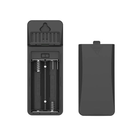 Wireless Weather Sensor For Smart Weather Station Shelf Or Wall Mount Remote Sensor Battery Powered Three Channel Expansion For Outdoor And Indoor Data Perfect For Home Weather Stations, back and battery compartment view