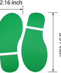 20 Pairs 40 Green Footprint Stickers For Kids Shoes Prints Decals For Floor Walls And Stairs To Guide Directions Celebrate St Patrick's Day