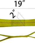 Heavy Duty Ratchet Straps 2 Inch By 17 Foot Rated For Up To 10000 Pounds featuring yellow webbing and soft loop design.