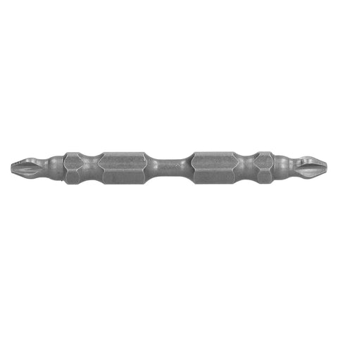 Top Notch CNC Machined Metal Hardware Tool Kit Featuring 10 Piece Double End Screwdriver Bit Set With High Speed Steel Hex Shank Magnetic Cross Bits That Work Like A Charm For Electric Drills And Hammers, double-end bit