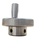 Two Inch Round Hand Wheel With Revolving Knob Handle For Milling Drilling Lathe Machines Precision Adjustment And Easy Grip