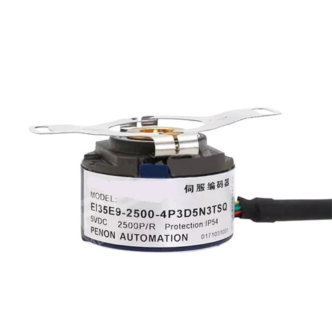 Beefed Up Pro Grade 2500P R Servo Motor Encoder 5V DC EI35E9 2500 Series with 4P3D5N3TSI Connector for CNC Machines