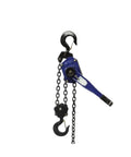 Heavy Duty Manual Hoist Hand Tensioner Crane With 3 Meter Lifting Chain For Rigging Heavy Loads And Industrial Jobs That Get You In The Zone, blue metal design.