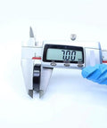 Pack Of Two High Temperature Thin Section Ball Bearings 17X30X7MM Rated For 500C Operation measured to 7mm with calipers.